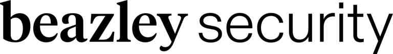 BeazleySecurityLogoBlack Logo Beazley Security combines decades of cyber security protection, detection, response, and recovery expertise with the actuarial precision and risk mitigation capability of our parent company, Beazley.